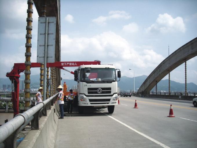 Τύπος βραχιόνων κάτω από τα πλαίσια 6x4 245HP/270HP Dongfeng εξοπλισμού επιθεώρησης γεφυρών