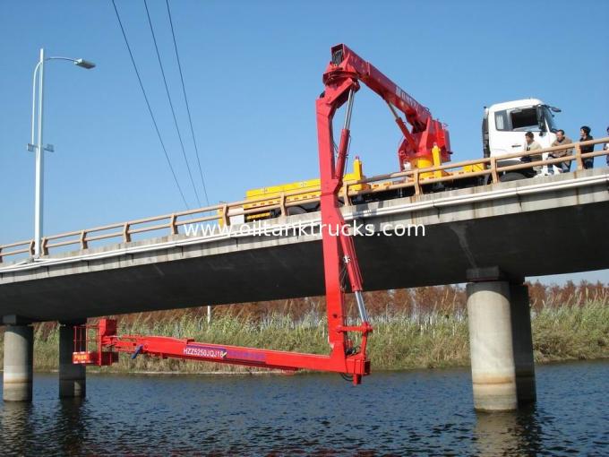 εξοπλισμός επιθεώρησης γεφυρών κάδων 6x4 16M Dongfeng για την ανίχνευση γεφυρών, DFL1250A9