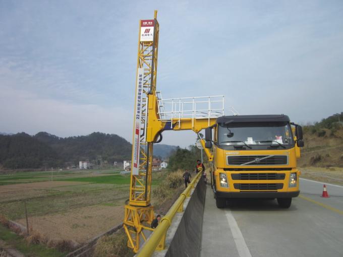 Πλαίσια VOLVO 8x4 309KW φορτηγών επιθεώρησης γεφυρών τύπων πλατφορμών (420HP)
