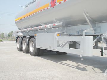 3x12T BPW axle 46000L Aluminum Alloy Petroleum Mobile Fuel Tank Trailer