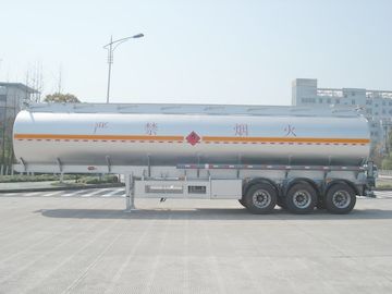 3x12T BPW axle 46000L Aluminum Alloy Petroleum Mobile Fuel Tank Trailer