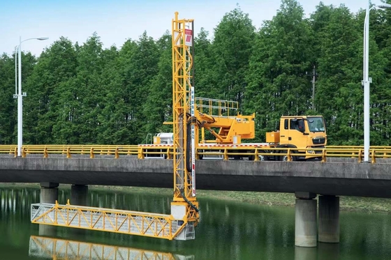 22m  working Platform  type Bridge Inspection Vehicle Single Lane ocuppied